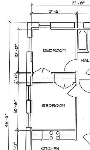 2 Bedroom Floor Plan - With Study 2 Bedroom Floor Plan - With Study